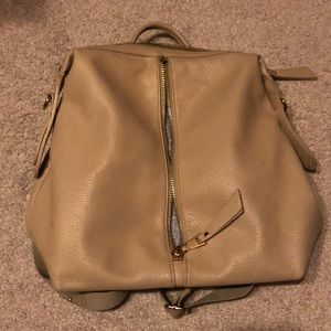 Urban Expressions Tan Backpack Purse